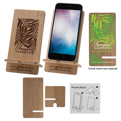 Bamboo Wood Cell Phone Stand